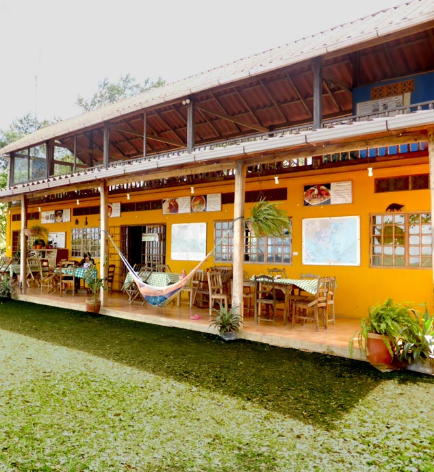 Vista del restaurante. restaurante Flor de Pochote